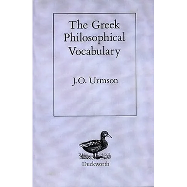Greek Philosophical Vocabulary