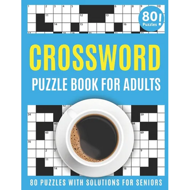Crossword Puzzle Book For Adults: Amazing Large Print Mum's Crossword Brain Game Puzzles Book For Puzzle Lovers Senior Women With Supply Of 80 Puzzles