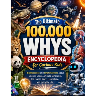 The Ultimate 100,000 Whys Encyclopedia for Curious Kids: Big Questions and Smart Answers About Science, Space, Animals, Dinosaurs, the Human Body, Tec
