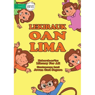 Five Little Monkeys / Lekirauk Oan Lima (Tetun edition)