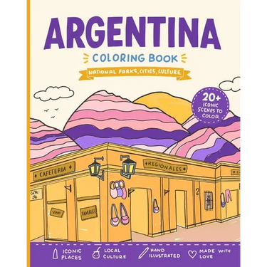 Argentina: Coloring book