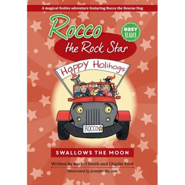 Rocco the Rock Star Swallows the Moon: Children's Beginner Readers, Dog Adventure Stories, Ages 5-8