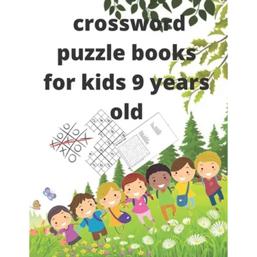 crossword puzzle books for kids 9 years old: Easy Word Learning Activities for Kids Back to School Vocabulary Activities