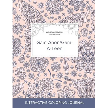 Adult Coloring Journal: Gam-Anon/Gam-A-Teen (Nature Illustrations, Ladybug)