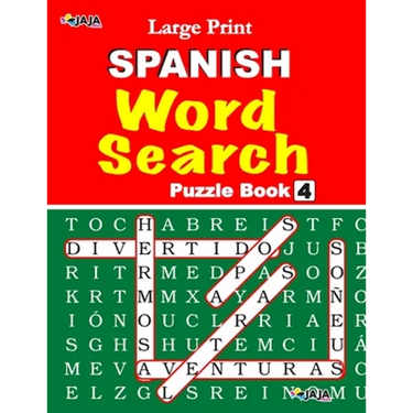 Large Print SPANISH WORD SEARCH: Vol. 4