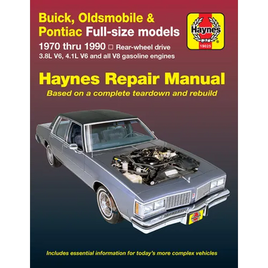 Buick, Oldsmobile & Pontiac Full-Size 1970-90