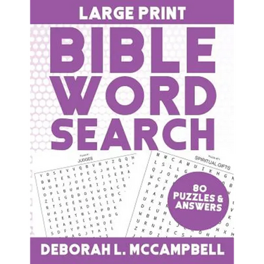 Large Print Bible Word Search: Bible Word Search For Adults and Children