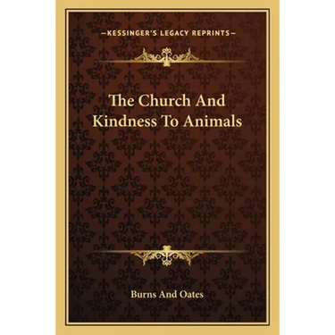 The Church And Kindness To Animals