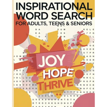 Inspirational Word Search Book for Adults, Seniors: Large Print 1000+ Word Search Book, 2025 Edition
