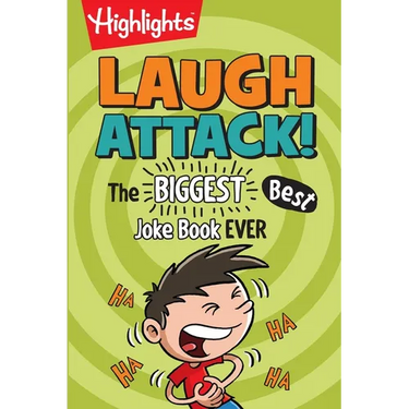 Laugh Attack!: Over 1,000 Jokes for Kids, Must-Have Kids Joke Book with Knock-Knocks, Riddles, Tongue Twisters and Cartoons