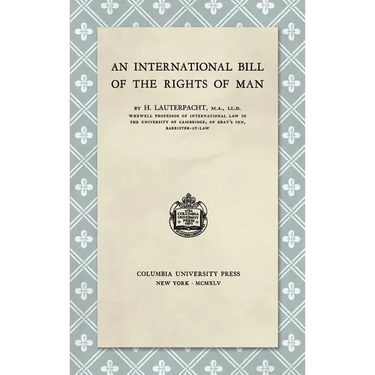 An International Bill of the Rights of Man (1945)