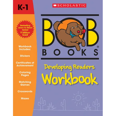 Bob Books - Developing Readers Workbook Phonics, Writing Practice, Ages 5 and Up, Kindergarten, Second Grade (Stage 3: Developing Reader)
