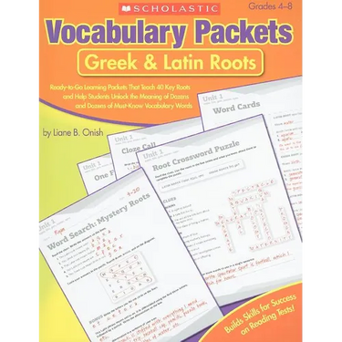Vocabulary Packets: Greek & Latin Roots