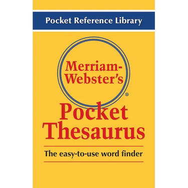 Merriam-Webster's Pocket Thesaurus - Newest Edition