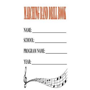 Marching Band Drill Book