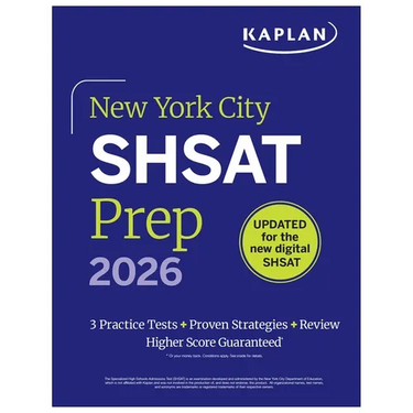 New York City Shsat Prep 2026: 3 Practice Tests + Proven Strategies + Review