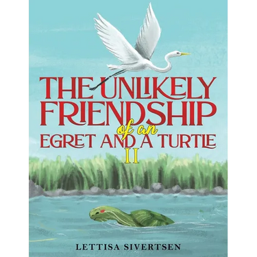 The Unlikely Friendship of an Egret and a Turtle II