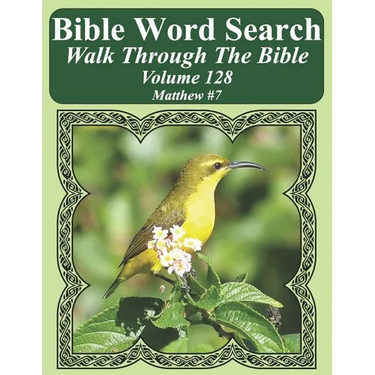Bible Word Search Walk Through The Bible Volume 128: Matthew #7 Extra Large Print