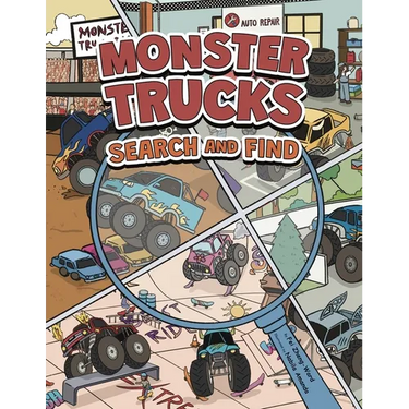 Monster Trucks Search and Find: A Fun, Imaginative, and Educational Search and Find Book for Smart and Curious Kids