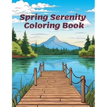 Spring Serenity Coloring Book