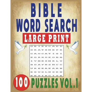 Bible Word Search Large Print 100 Puzzles Vol.1