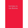Letters to the Editor