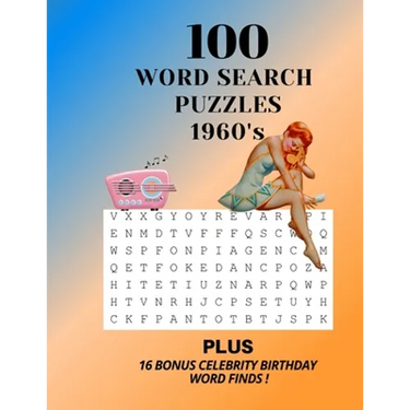 100 Word Search Puzzles - 1960's