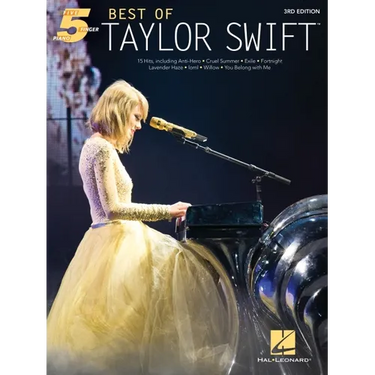 Best of Taylor Swift - 15 Hits Arranged for Five-Finger Piano