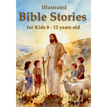 Illustrated Bible Stories for Kids 8 - 12 years old: Timeless Lessons from Old and New Testament Stories to Inspire Faith, Build Character, and Spark