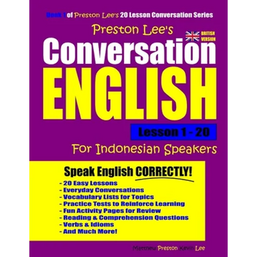 Preston Lee's Conversation English For Indonesian Speakers Lesson 1 - 20 (British Version)