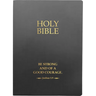 KJV Holy Bible, Be Strong and Courageous Life Verse Edition, Large Print, Black Ultrasoft: (Red Letter, 1611 Version)