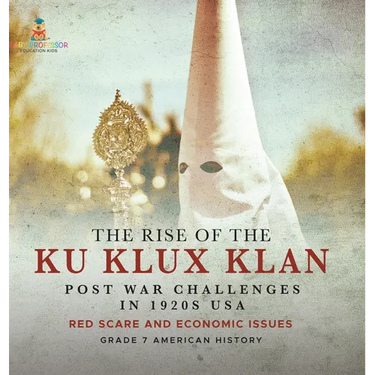 The Rise of the Ku Klux Klan Post War Challenges in 1920s USA Red Scare and Economic Issues Grade 7 American History