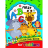 First ABC Coloring book for Toddlers: Activity book for boy, girls, kids Ages 2-4,3-5,4-8 (Coloring and Tracing Alphabet and Shape)