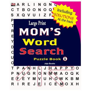 Large Print MOM'S Word Search Puzzle Book, Vol. 1