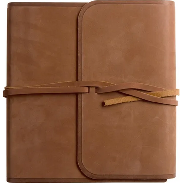 ESV Journaling Study Bible (Natural Leather, Brown, Flap with Strap)