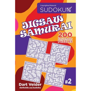 Sudoku Jigsaw Samurai - 200 Easy to Master Puzzles (Volume 2)