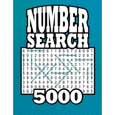Number Search 5000: 5,145 Number Strings 105 Large Print Puzzles Book