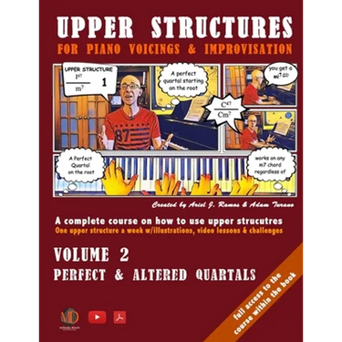 Upper Structures for Piano Voicings & Improvisation: Perfect & Altered Quartals