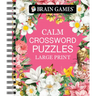 Brain Games - Calm: Crossword Puzzles - Large Print