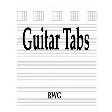 Guitar Tabs: 150 Pages 8.5" X 11"