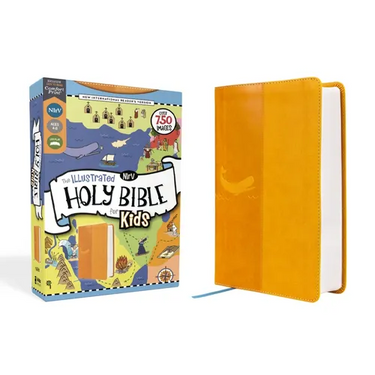Nirv, the Illustrated Holy Bible for Kids, Leathersoft, Yellow, Full Color, Comfort Print: Over 750 Images