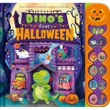 Dino's First Halloween: Friends Celebrate Their Differences in This Spook-Tacular Noisy Sound-Button Book