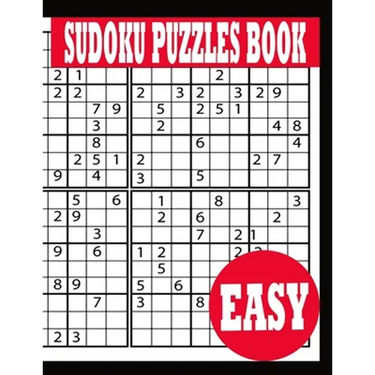 Sudoku Puzzle Book: Easy Sudoku Puzzle Book including Instructions and answer keys - Sudoku Puzzle Book for Adults