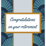 Retirement Guest Book with lined pages (hardback)