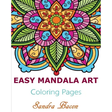 Easy Mandala Art Coloring Pages