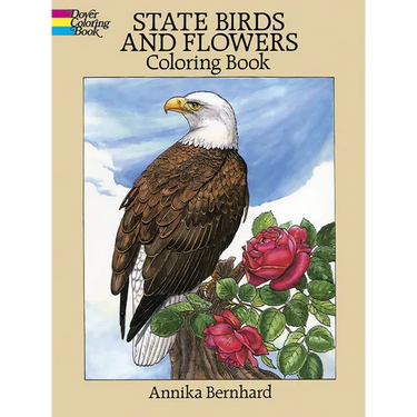 State Birds and Flowers Coloring Book