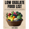Low Oxalate Food List: The Complete Healthy Meal Choices to Prevent Kidney Stones and Other Conditions with Mouthwatering Recipes