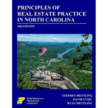 Principles of Real Estate Practice in North Carolina: 3rd Edition
