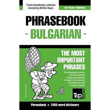 English-Bulgarian phrasebook and 1500-word dictionary