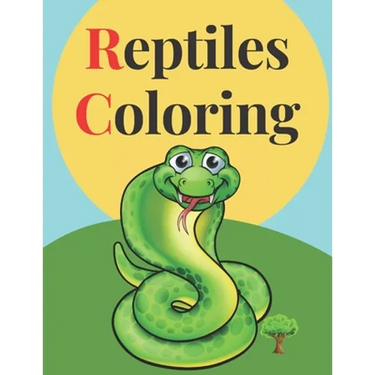 Reptiles Coloring: Best Birthday Gift Ideas for Boys and Girls, Activity Book Ages 3-8 (Activity Books for Kids).